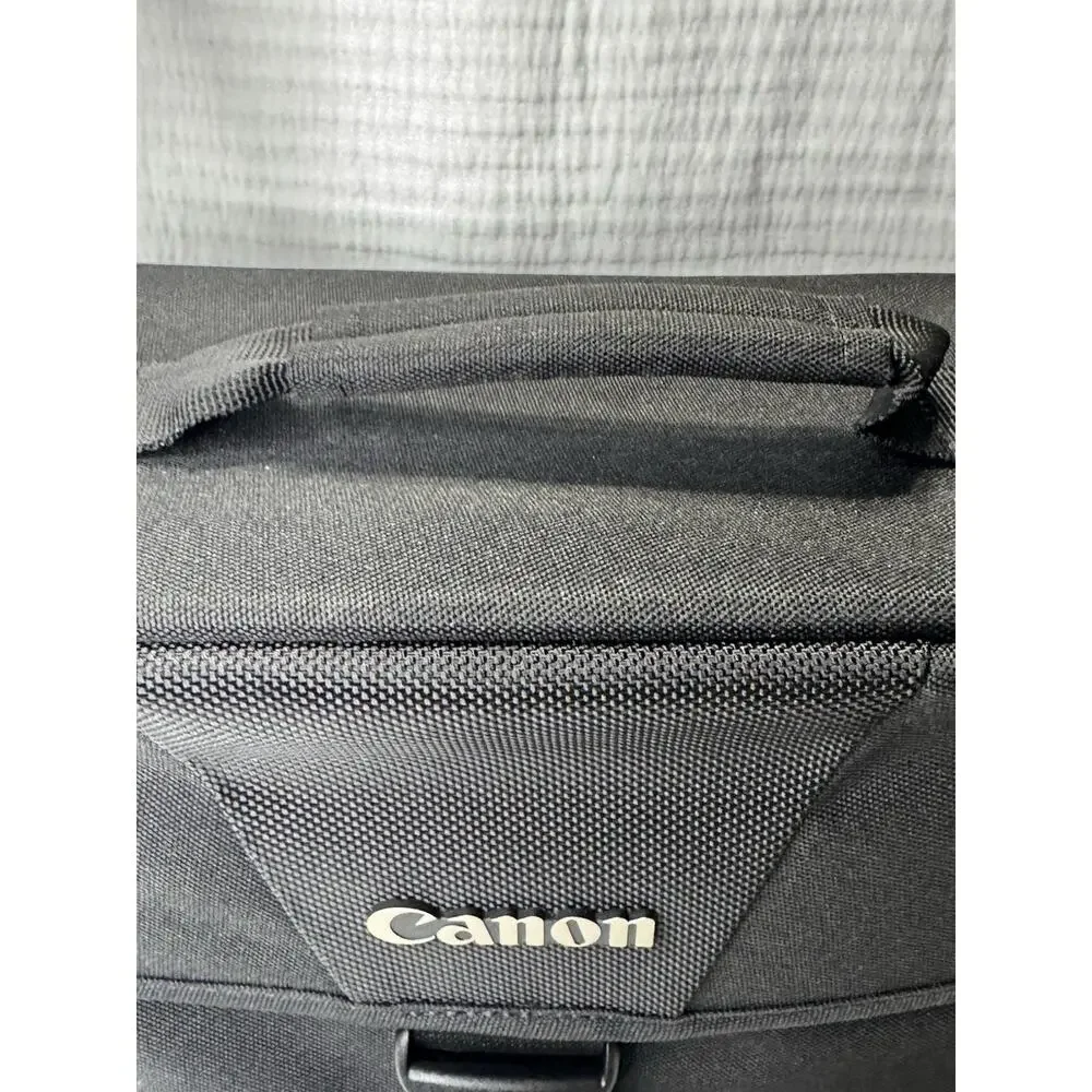 New Canon EOS Shoulder Bag 200ES Black Empty Camera Bag With Divider